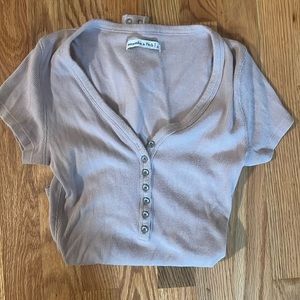ABERCROMBIE & FITCH Tan Bodysuit
